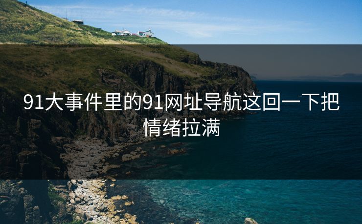 91大事件里的91网址导航这回一下把情绪拉满