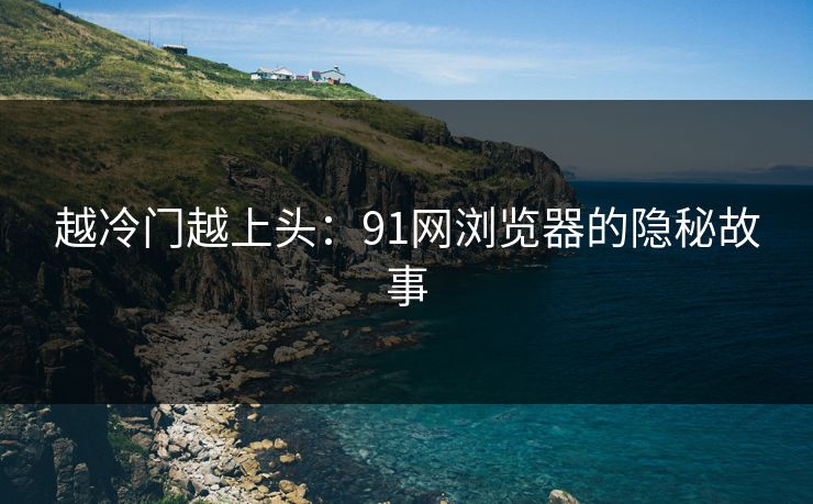 越冷门越上头：91网浏览器的隐秘故事